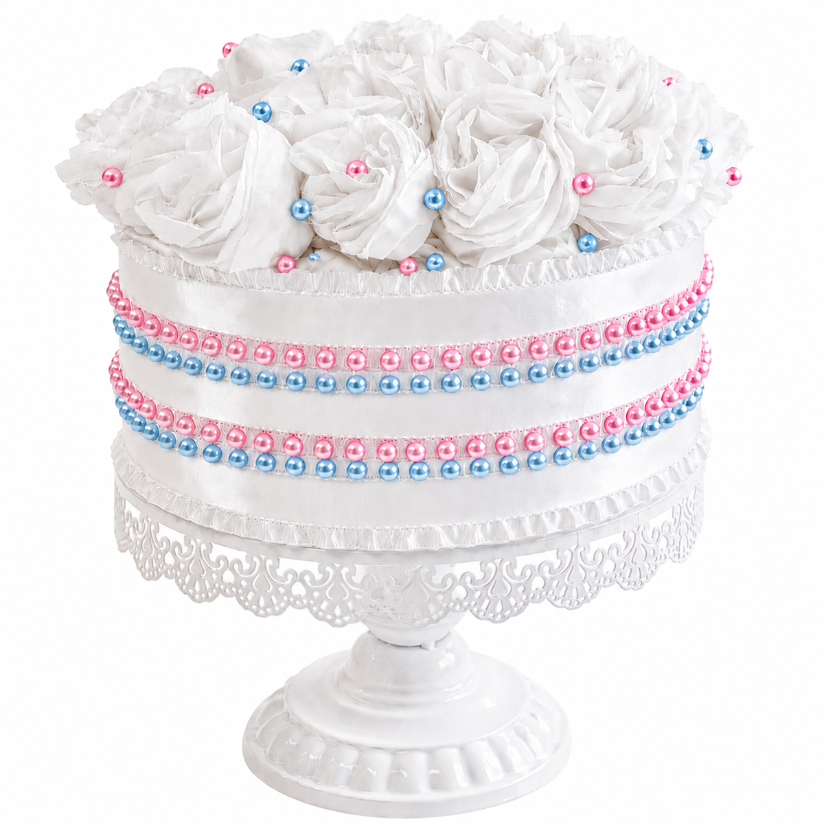 Luxury Custom Rose Diaper Cake