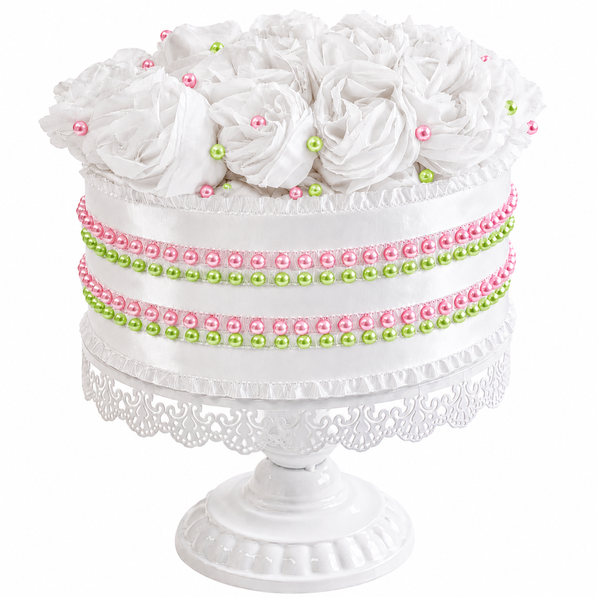 Luxury Custom Rose Diaper Cake
