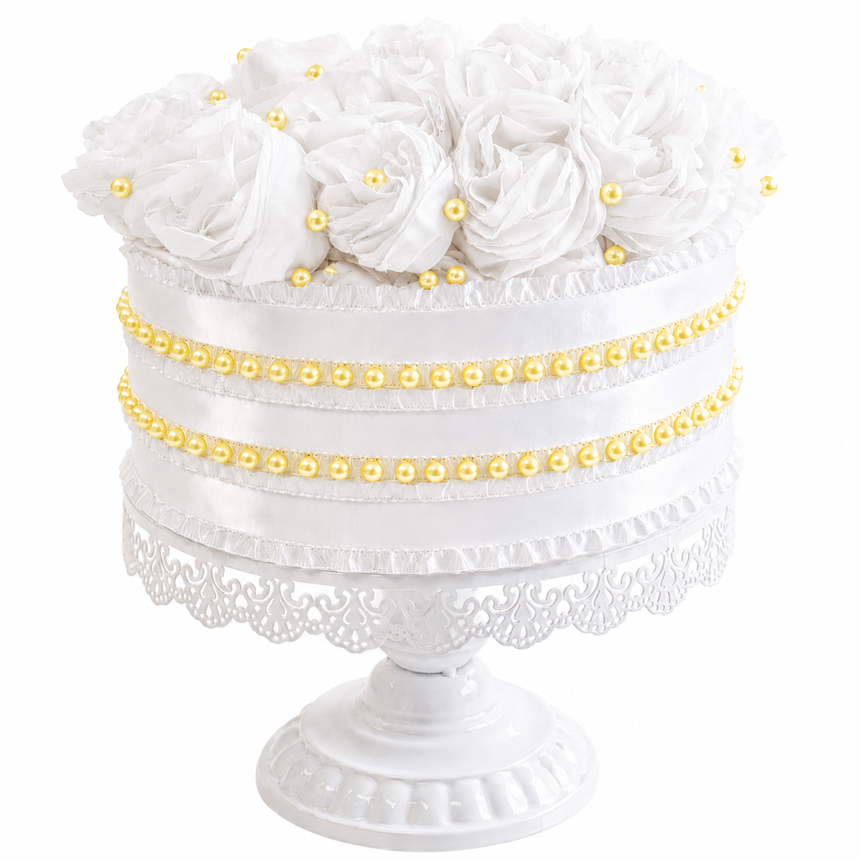 Luxury Custom Rose Diaper Cake