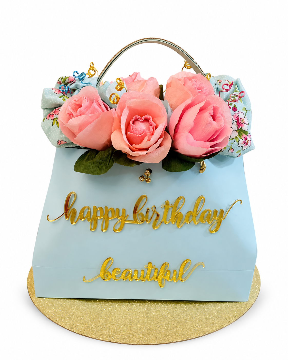 Luxury Lollipop Rose Purse Bouquet