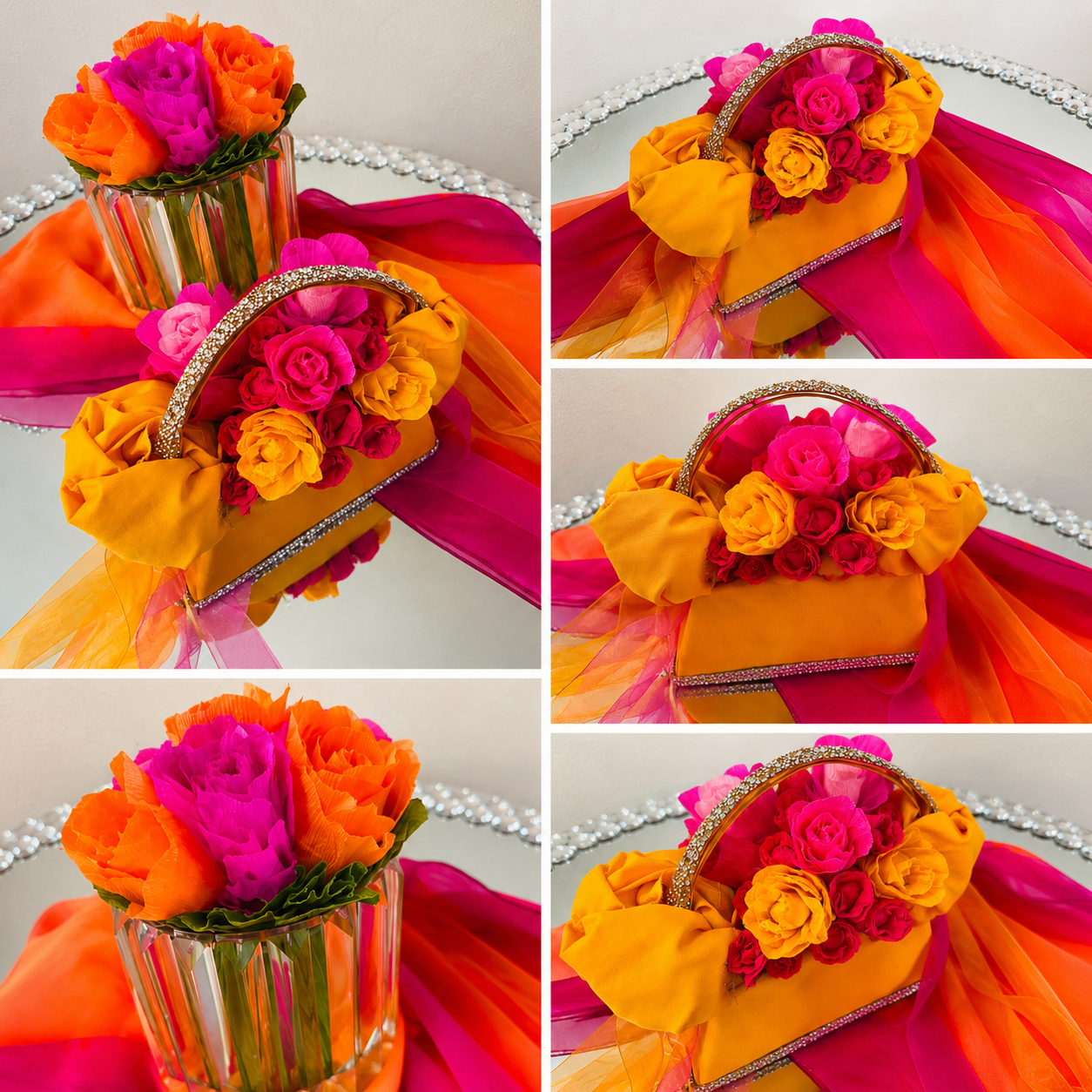 Luxury Mini Lollipop Rose Dress Bouquet